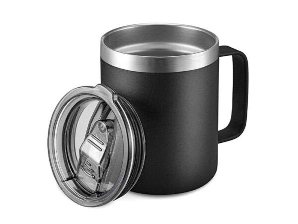 URT-H — Black (350ml) Stainless steel double wall cup