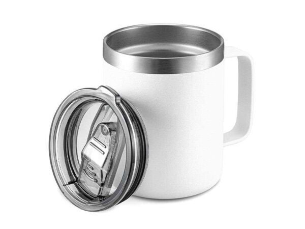 URT-H — White Stainless steel double wall cup