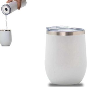 URT Cup — White (350ml) Stainless steel double wall cup