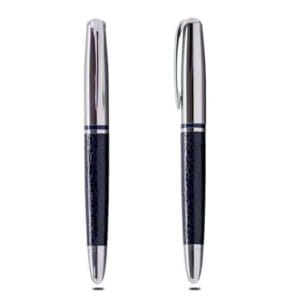 Viper — Black leather Roller pen