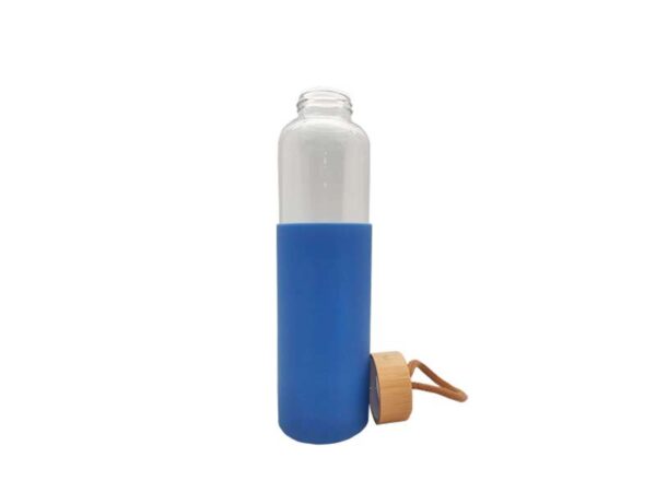 Cristem — Blue (550ml) ♻️Eco-friendly borosilicate glass bottle - Image 2