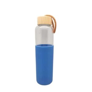 Cristem — Blue (550ml) ♻️Eco-friendly borosilicate glass bottle