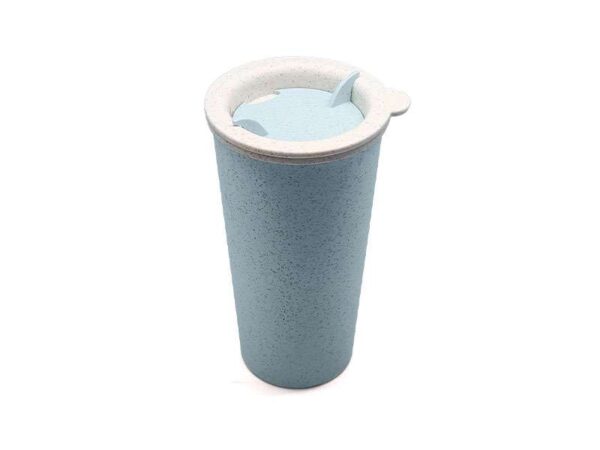 Eco Husk — Blue (400ml) ♻️Biodegradable Wheat fibre cup