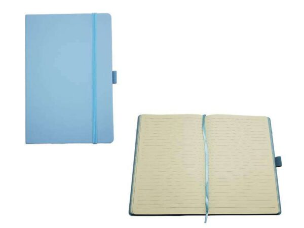 Glam — Light Blue A5 Notebook - Image 2