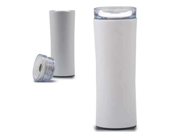 Rotour — White (450 ml) Double walled stainless steel bottle - Image 2